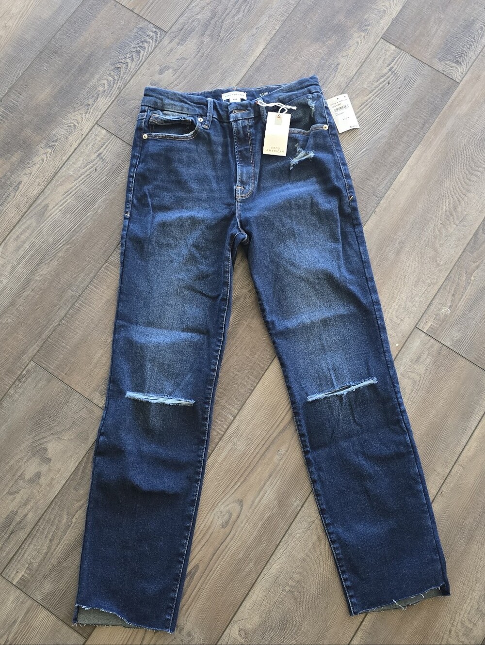 Good American Good Legs Straight Jeans Nwt Size 6-12